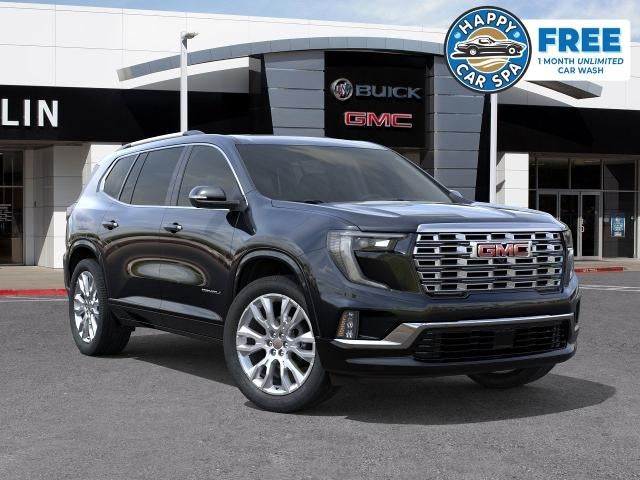 2026 GMC Acadia Denali in Ebony Twilight Metallic — front three-quarter view