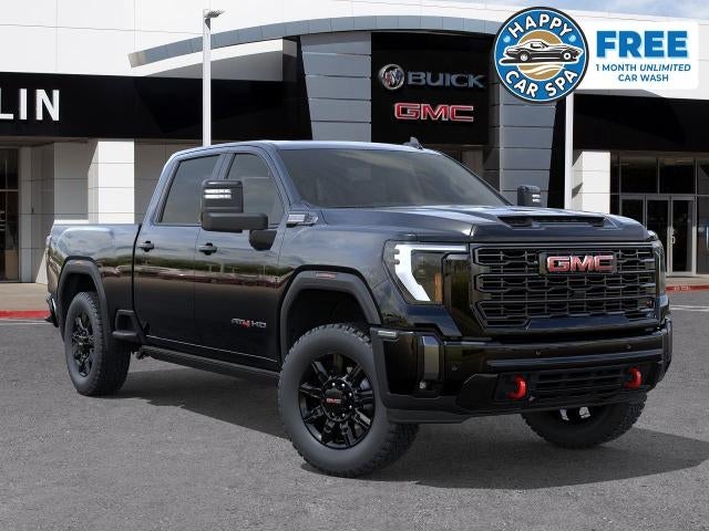 2026 GMC Sierra 2500 HD AT4 in Onyx Black — front three-quarter view