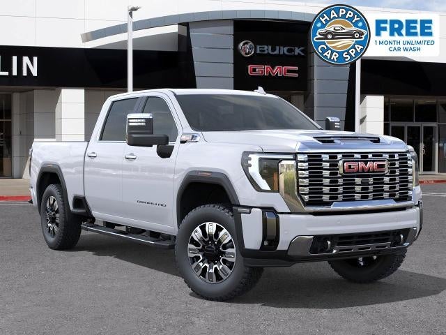 2026 GMC Sierra 2500 HD Denali in Summit White — front three-quarter view