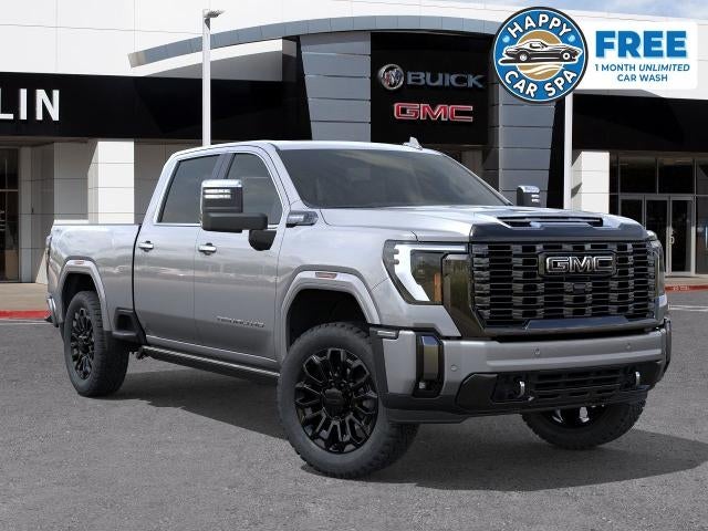 2026 GMC Sierra 2500 HD Denali Ultimate in Sterling Metallic — front three-quarter view