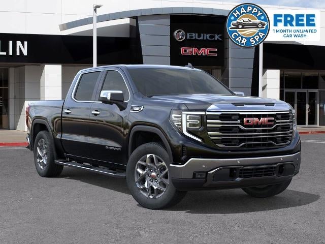 2026 GMC Sierra 1500 SLT in Onyx Black — front three-quarter view
