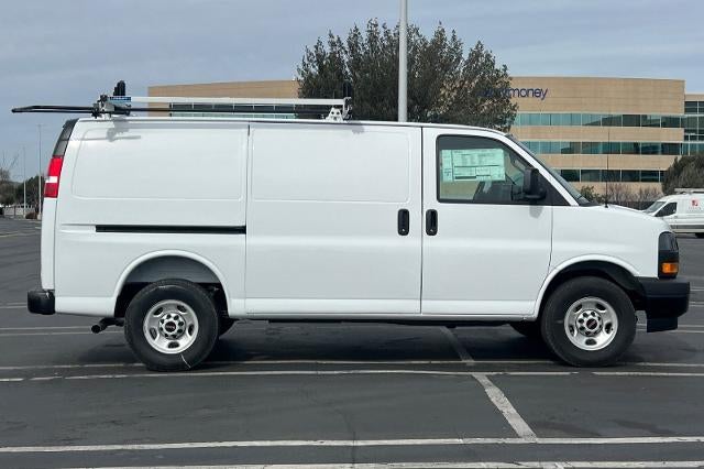 2025 GMC Savana Cargo — rear three-quarter view
