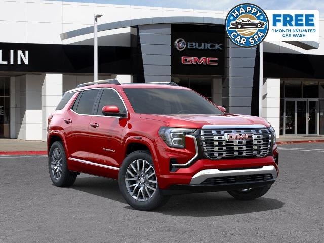 2026 GMC Terrain Denali in Volcanic Red Tintcoat — front three-quarter view