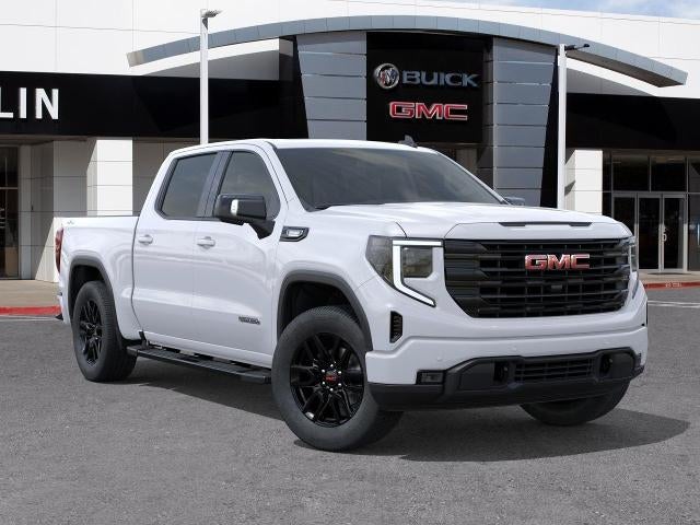2026 GMC Sierra 1500 Elevation in Summit White — front three-quarter view