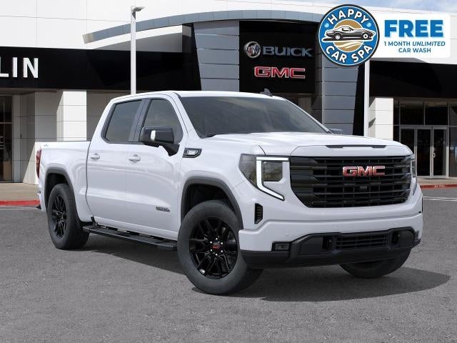 2026 GMC Sierra 1500 Elevation in Summit White — front three-quarter view