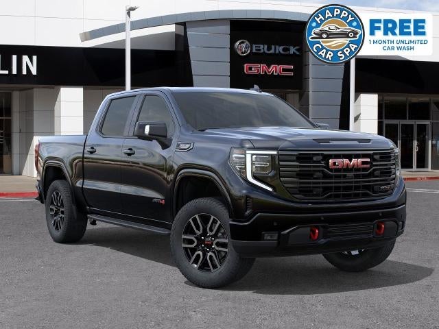 2026 GMC Sierra 1500 AT4 in Onyx Black — front three-quarter view