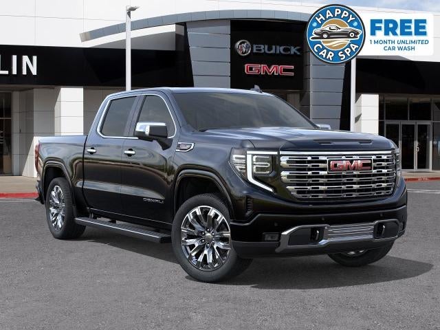 2026 GMC Sierra 1500 Denali in Onyx Black — front three-quarter view