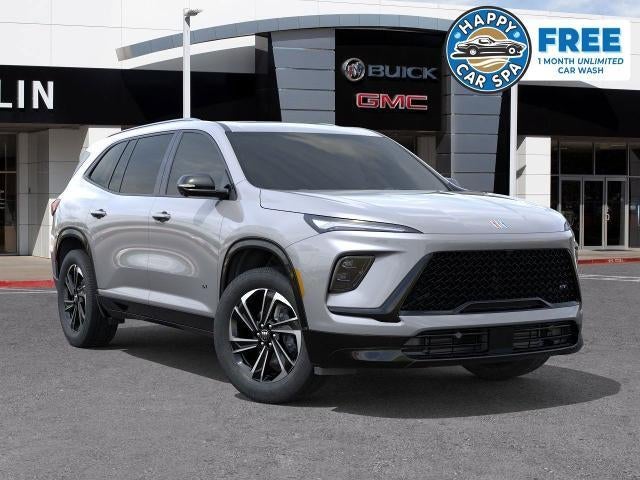 2026 Buick Enclave Sport Touring in Moonstone Gray Metallic — front three-quarter view