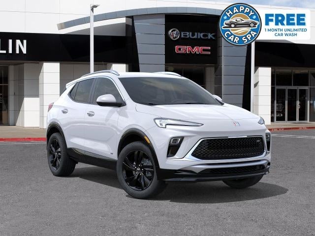 2026 Buick Encore GX Sport Touring in Summit White — front three-quarter view