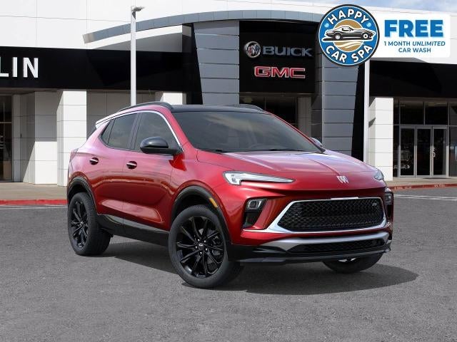 2026 Buick Encore GX Sport Touring in Brilliant Red — front three-quarter view