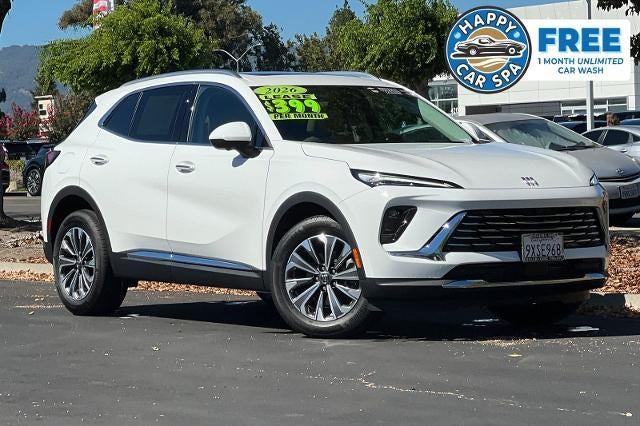 2026 Buick Envision Preferred in Summit White — front three-quarter view