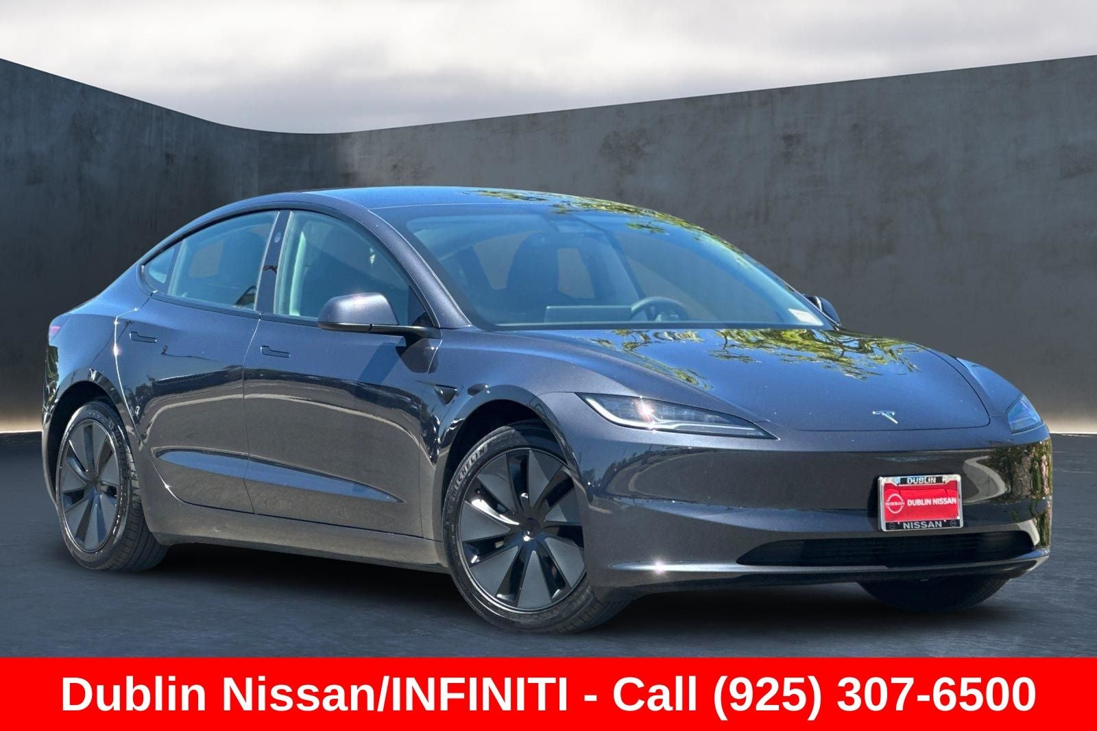 2025 Tesla Model 3 — side profile view